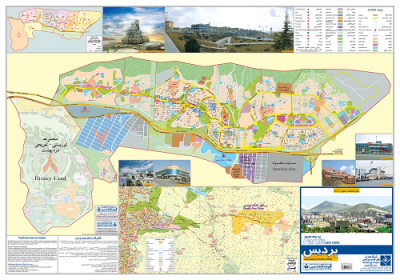 نقشه راهنمای شهر جدید پردیس